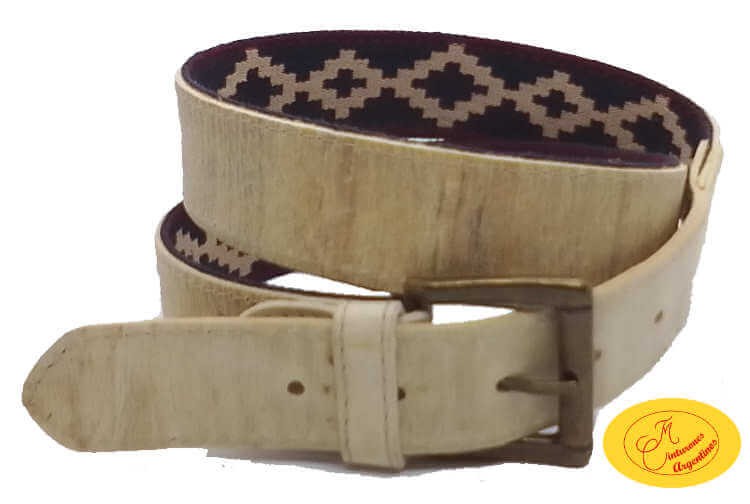 Cinturón Guarda Pampa reversible azul