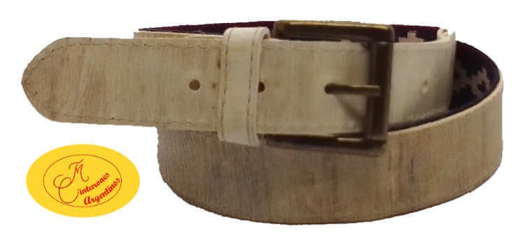 Cinturón Guarda Pampa reversible azul