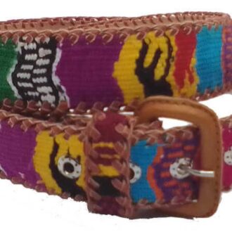Cinturón Naif multicolor arcoíris.