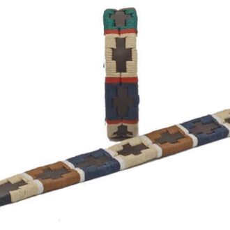 Pulseras bordadas.